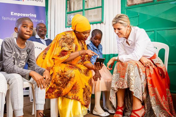 UNSGSA Queen Máxima field visit at ZamZam Medical Services in Nairobi, Kenya.