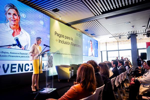 UNSGSA Queen Máxima Delivers a Speech at the Colombia Fintech Conference