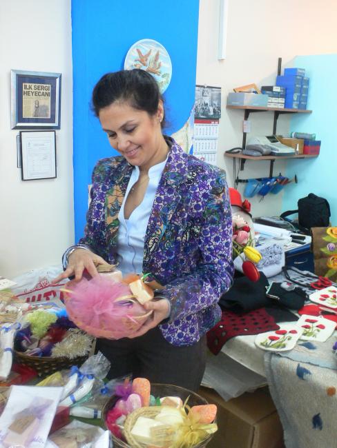 Woman entrepreneur in Ankara, Turkey. - Photo credit: Amina Tirana