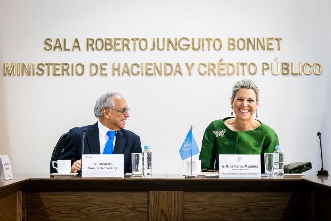 UNSGSA Queen Máxima and Colombia Finance Minister Bonilla